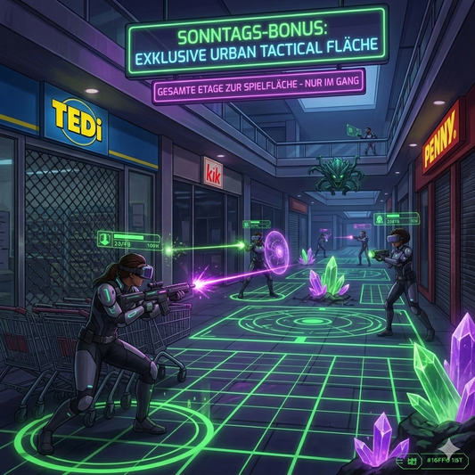 VR-Lasertag: Am Sonntag auf der ganzen Etage!!